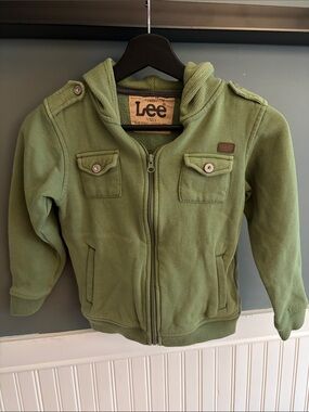 Lee Youth XL (7) Green Zip Up